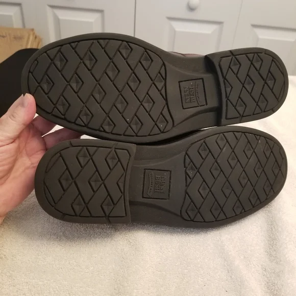 Nunn Bush Comfort Gel Oxford Men Lace Up Dress Shoes Brown 10M Genuine Leather - Picture 8 of 9